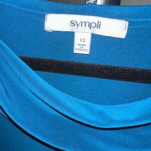 Sympli Teal Blouse